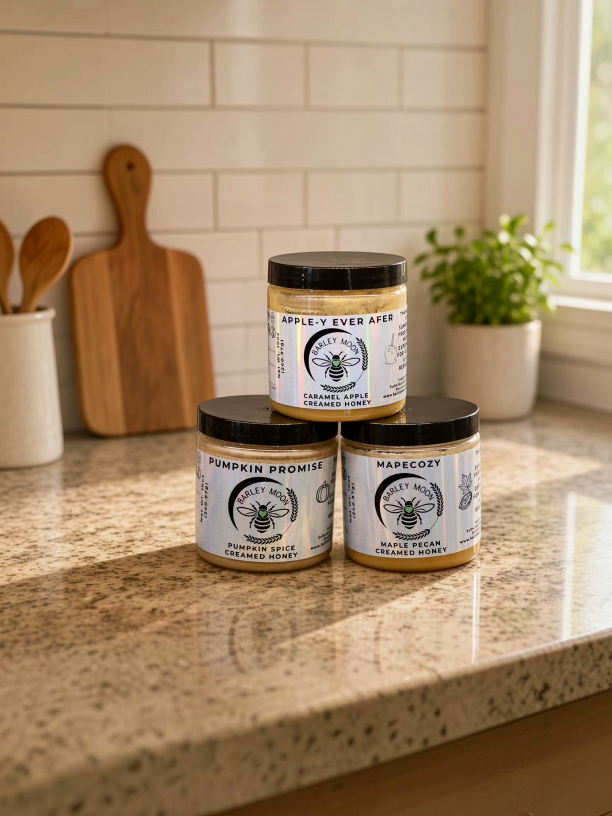 Cozy Fall Trio – Seasonal Creamed Honey Bundle