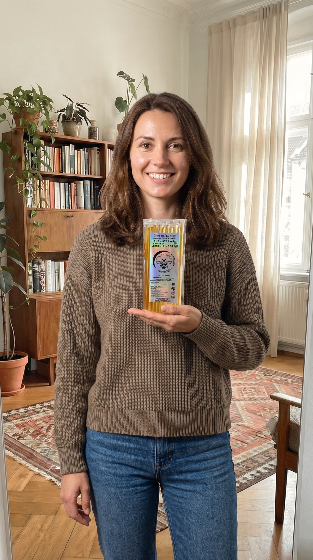 Linger Zing – Lemon Ginger Honey Straws
