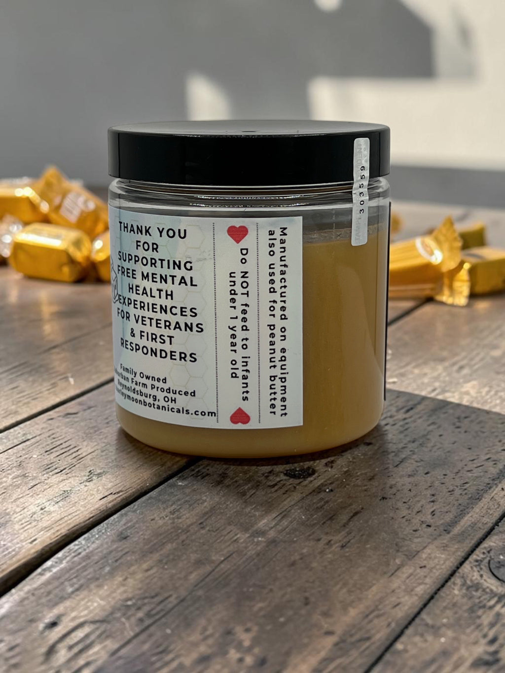 Barley Moon Botanicals Caramel Cuddles creamed honey